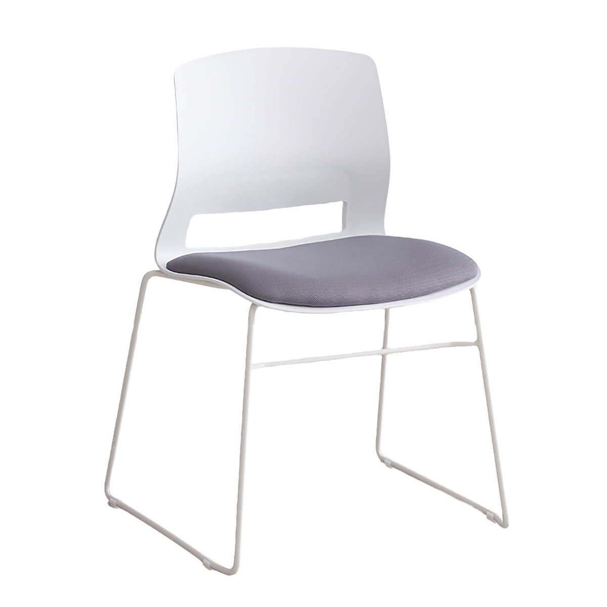 Minimalist Stackable Plastic Office Chairs for Meeting Rooms