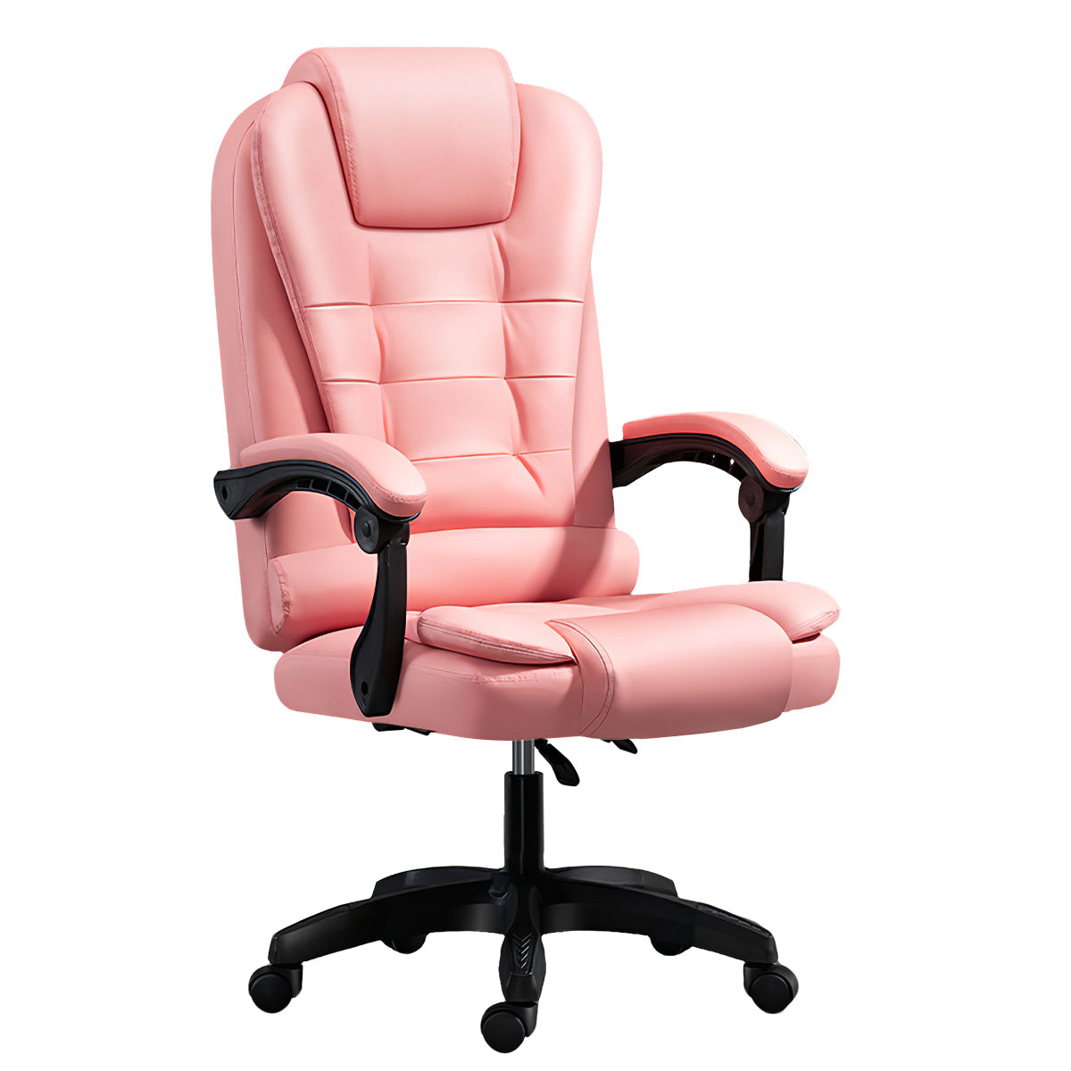 Luxury Swivel Office Chair with Adjustable Recline & Massage Function