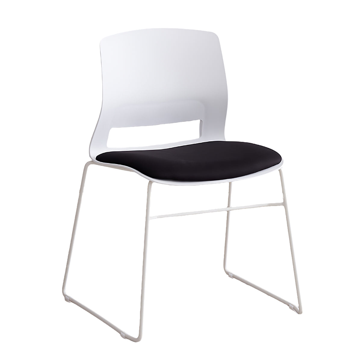 Minimalist Stackable Plastic Office Chairs for Meeting Rooms