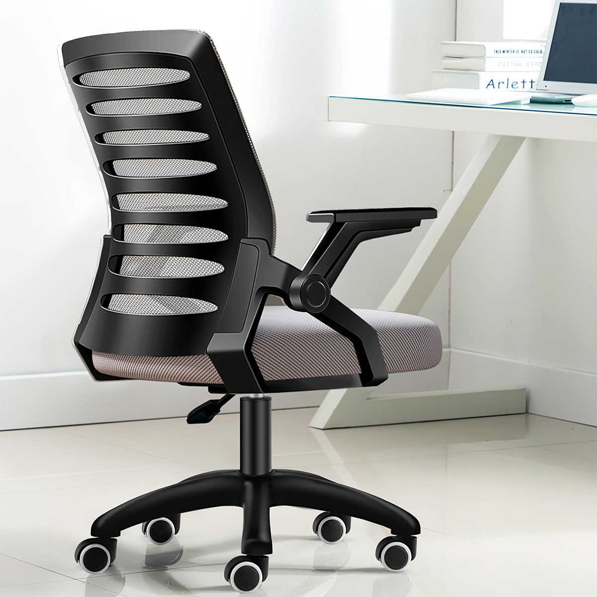 Adjustable Office Chair with Back Support for Work & Home
