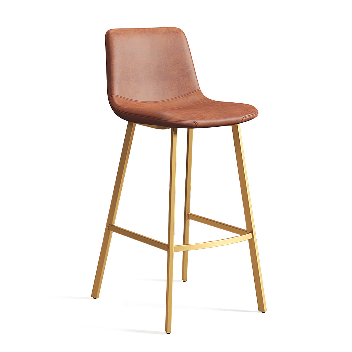Luxury Iron Bar Stool with Backrest for Cafes and Home(Sale Event)
