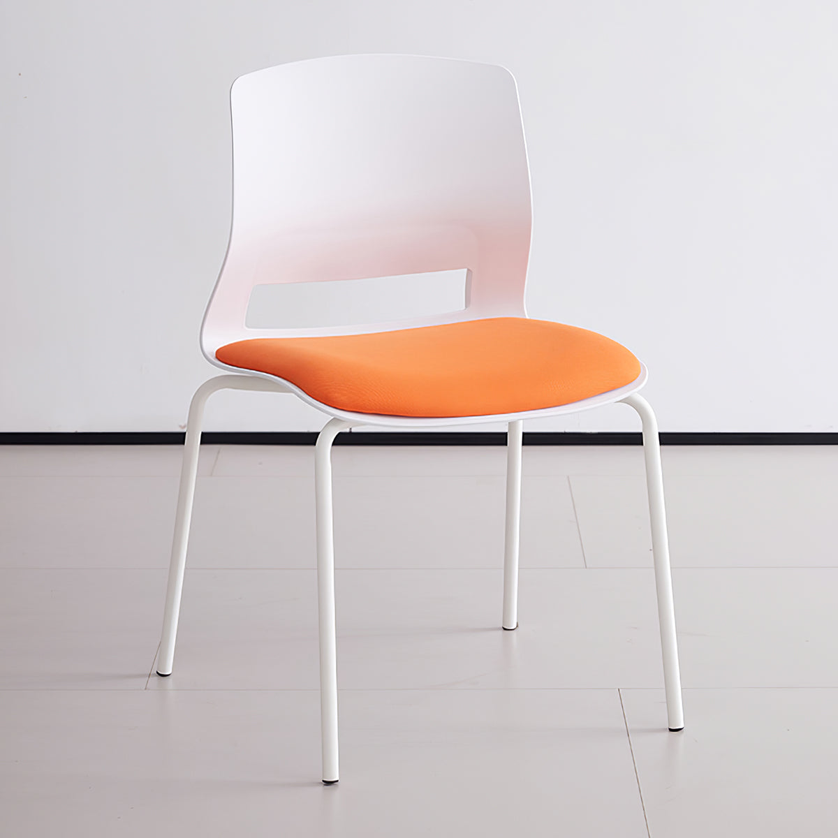 Minimalist Stackable Plastic Office Chairs for Meeting Rooms