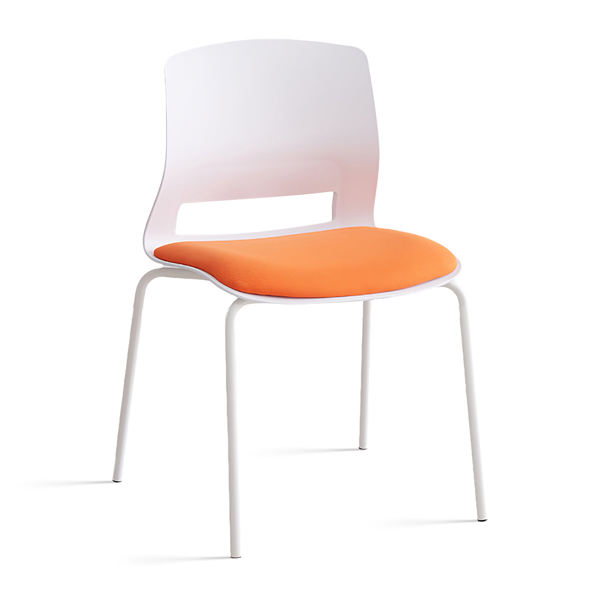Minimalist Stackable Plastic Office Chairs for Meeting Rooms