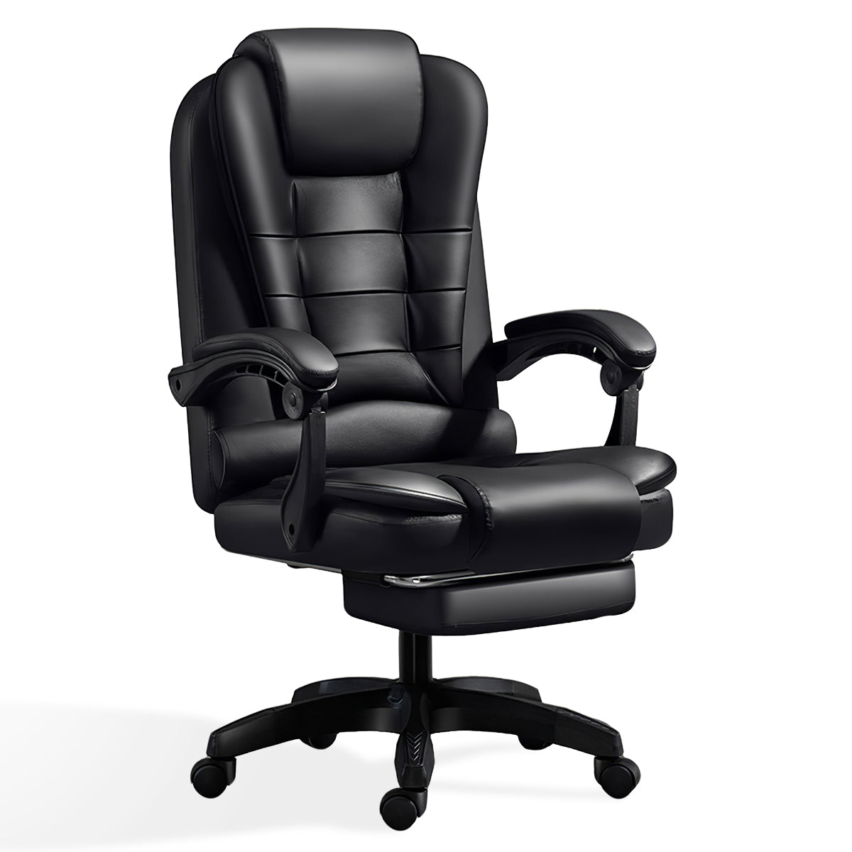 Luxury Swivel Office Chair with Adjustable Recline & Massage Function