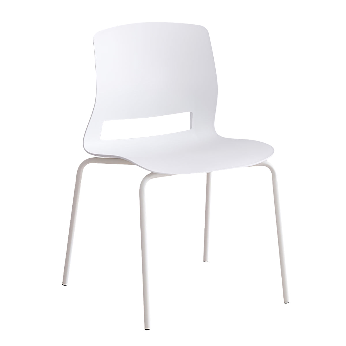 Minimalist Stackable Plastic Office Chairs for Meeting Rooms