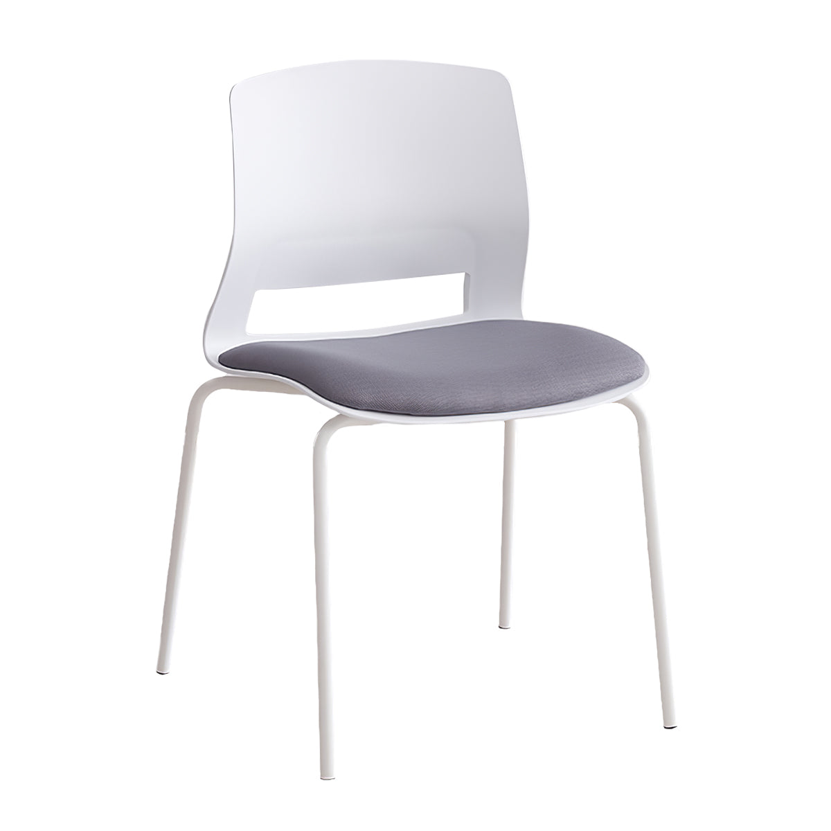 Minimalist Stackable Plastic Office Chairs for Meeting Rooms