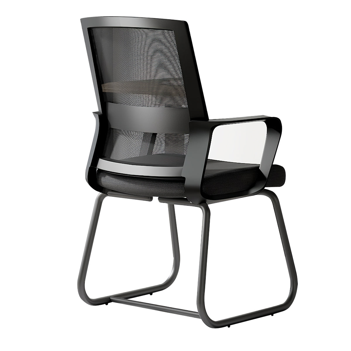 Minimalist Office Chair Conference Chair with C-Curve Backrest