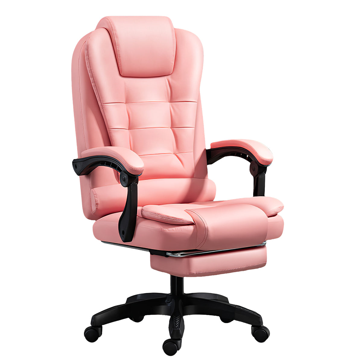 Luxury Swivel Office Chair with Adjustable Recline & Massage Function
