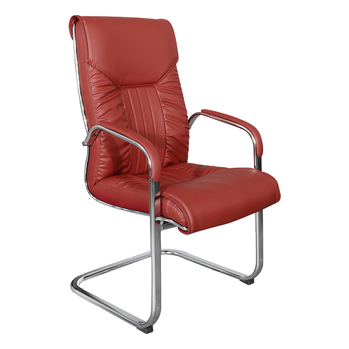 Minimalist High-Back Office Chair for Meetings and Work