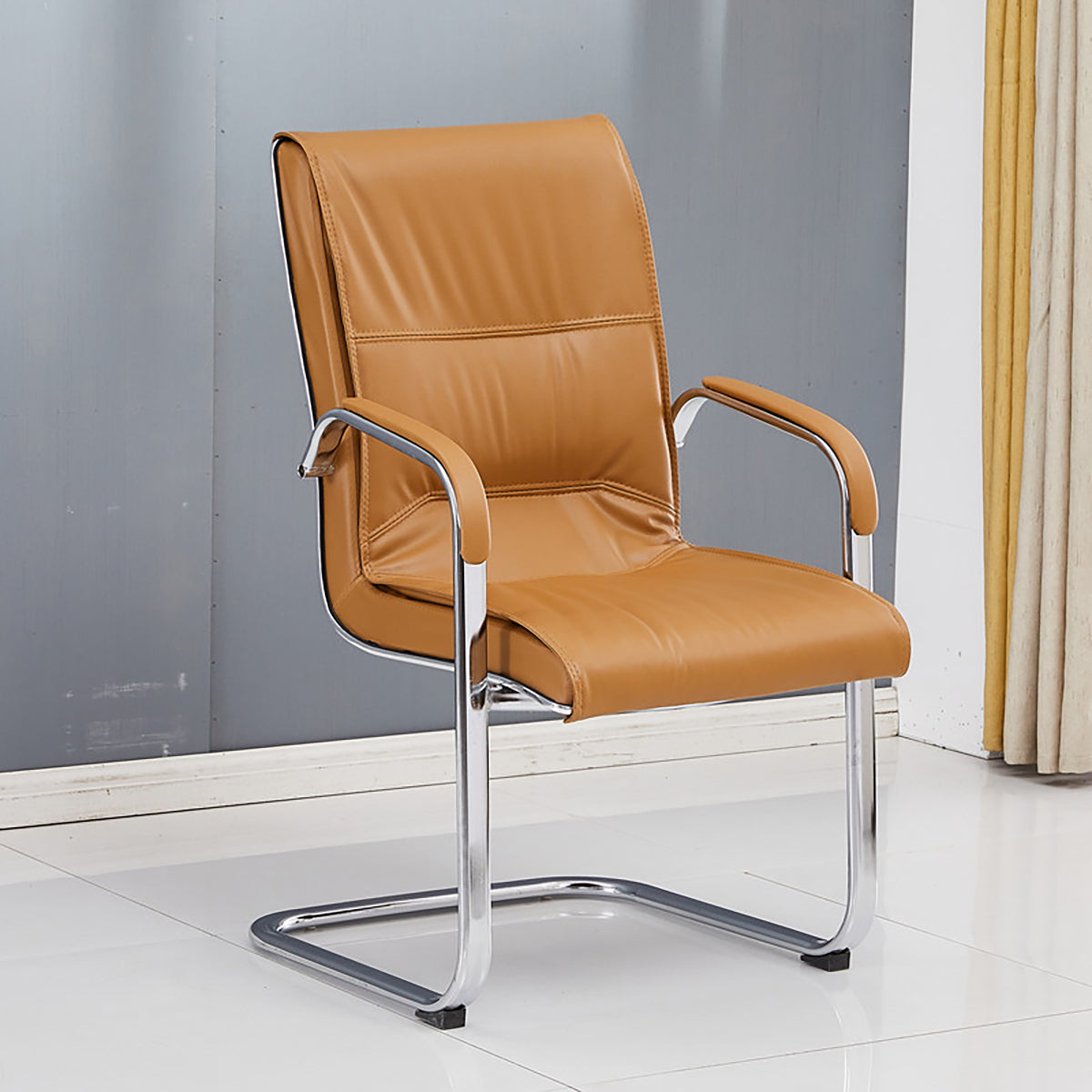 Minimalist Office Conference Chair with Backrest and Armrests