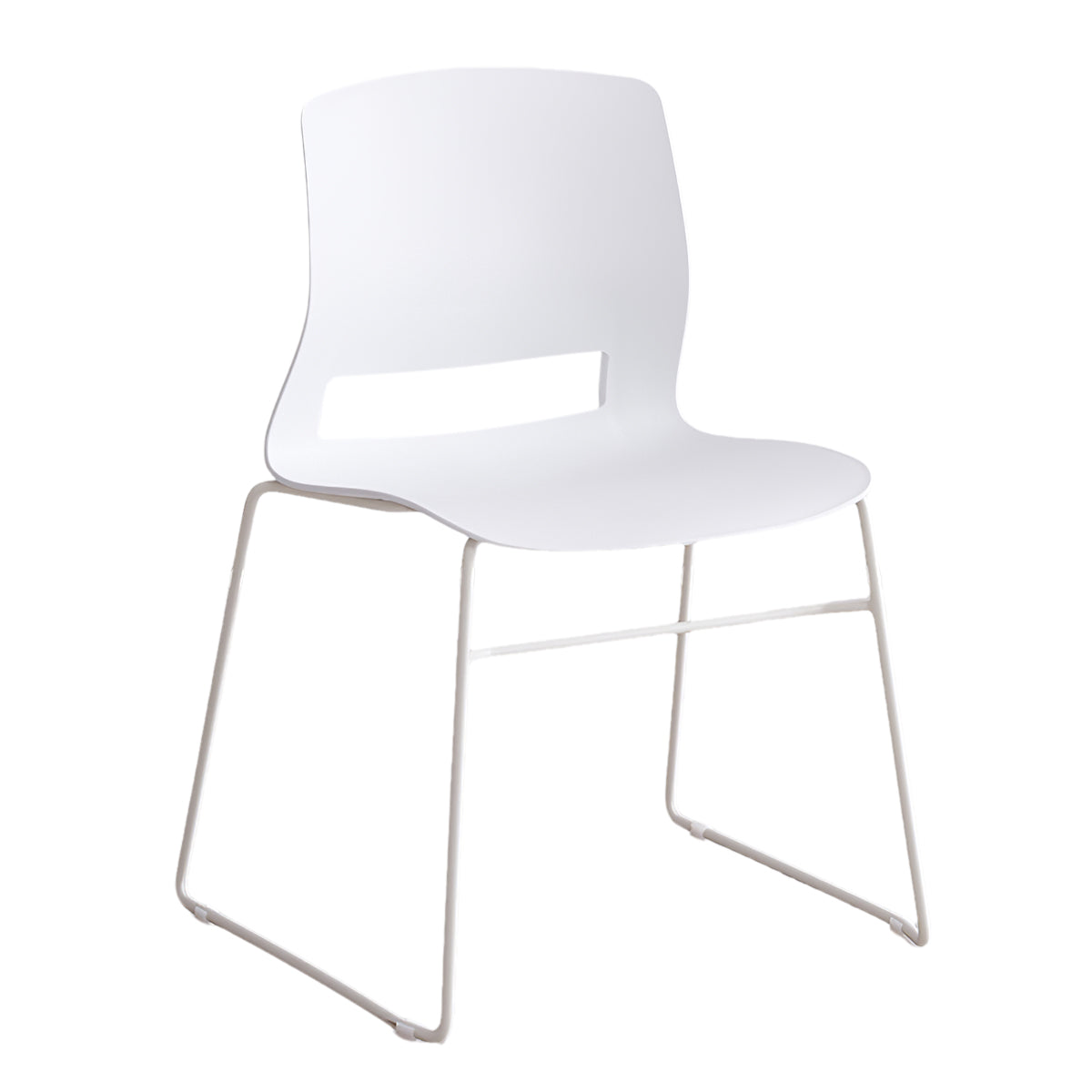 Minimalist Stackable Plastic Office Chairs for Meeting Rooms