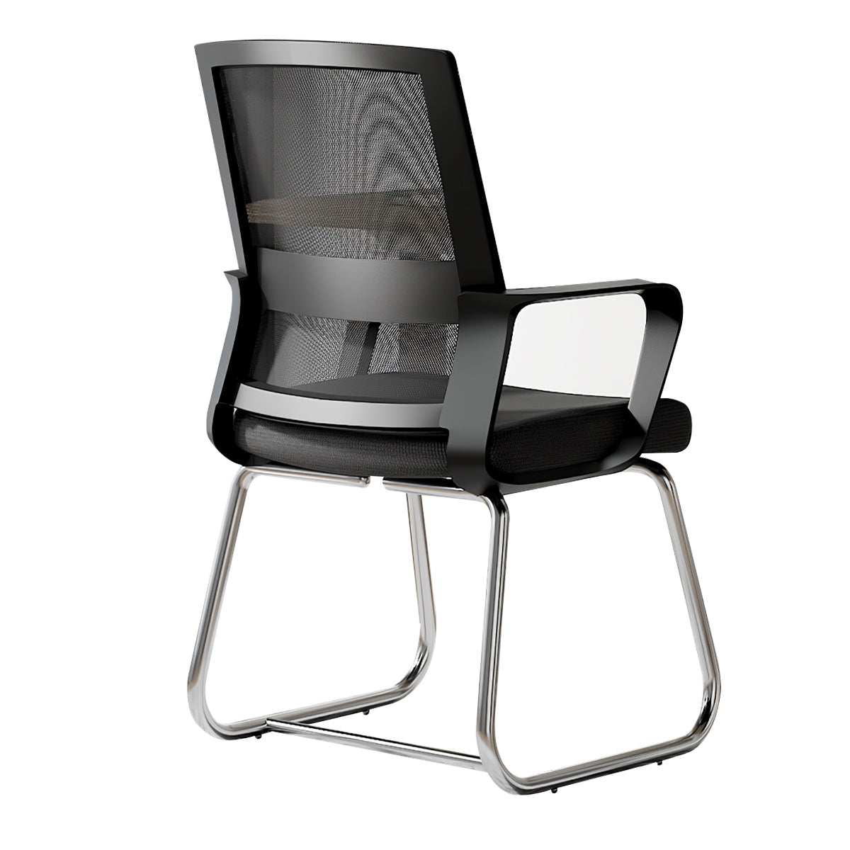 Minimalist Office Chair Conference Chair with C-Curve Backrest