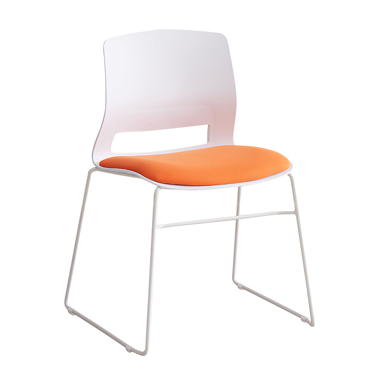 Minimalist Stackable Plastic Office Chairs for Meeting Rooms