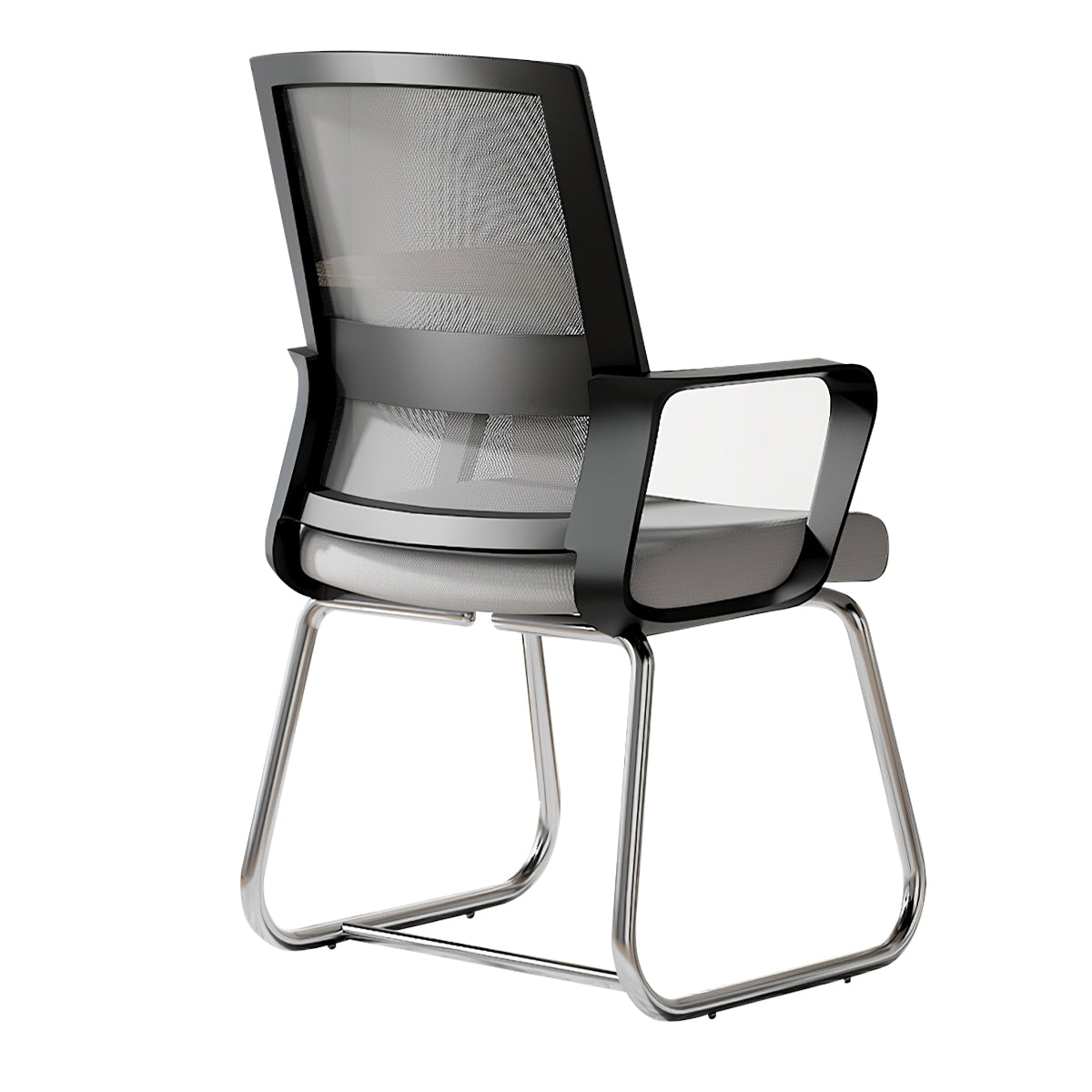 Minimalist Office Chair Conference Chair with C-Curve Backrest