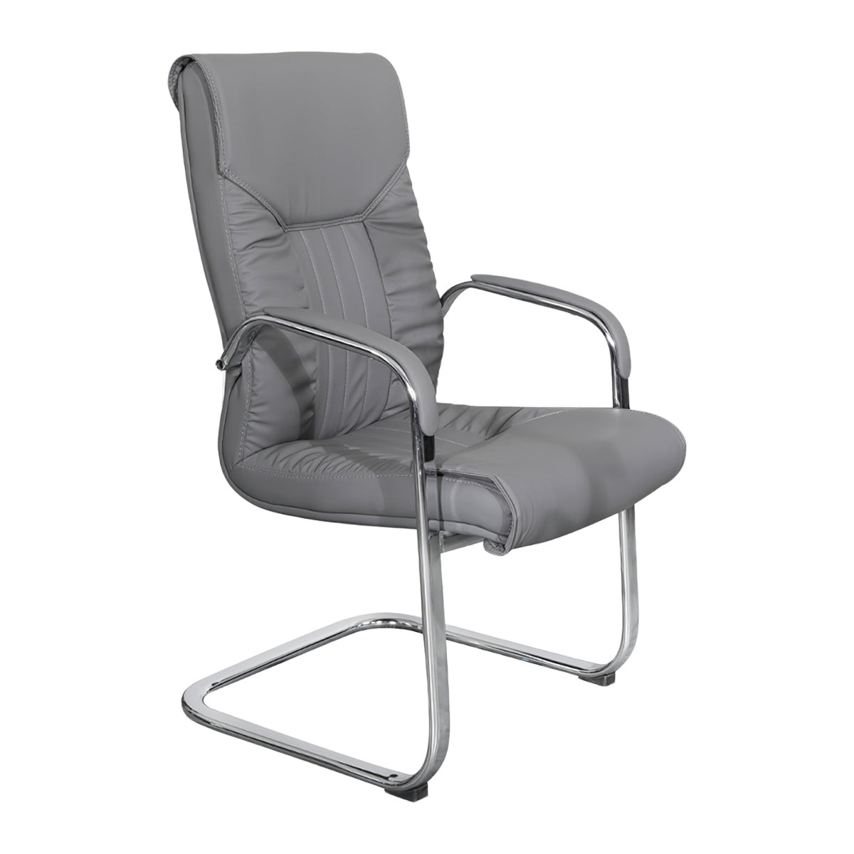 Minimalist High-Back Office Chair for Meetings and Work