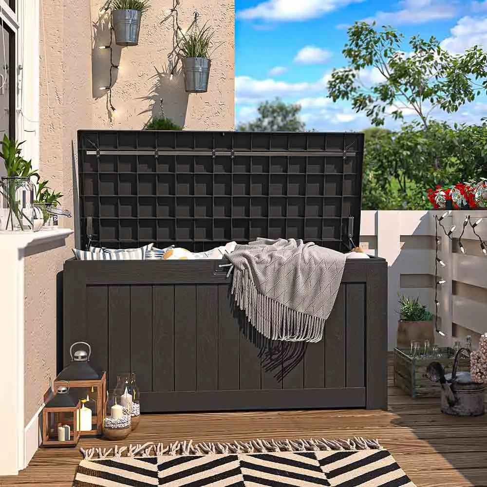 120 Gallon Waterproof Outdoor Storage Box