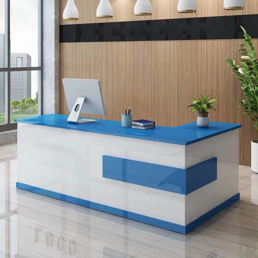 Minimalist Corner Front Desk Reception Desk for Office（Sale Event）