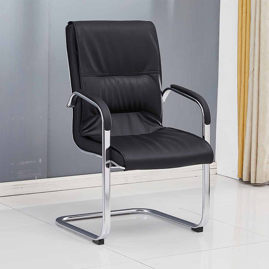 Minimalist Office Conference Chair with Backrest and Armrests
