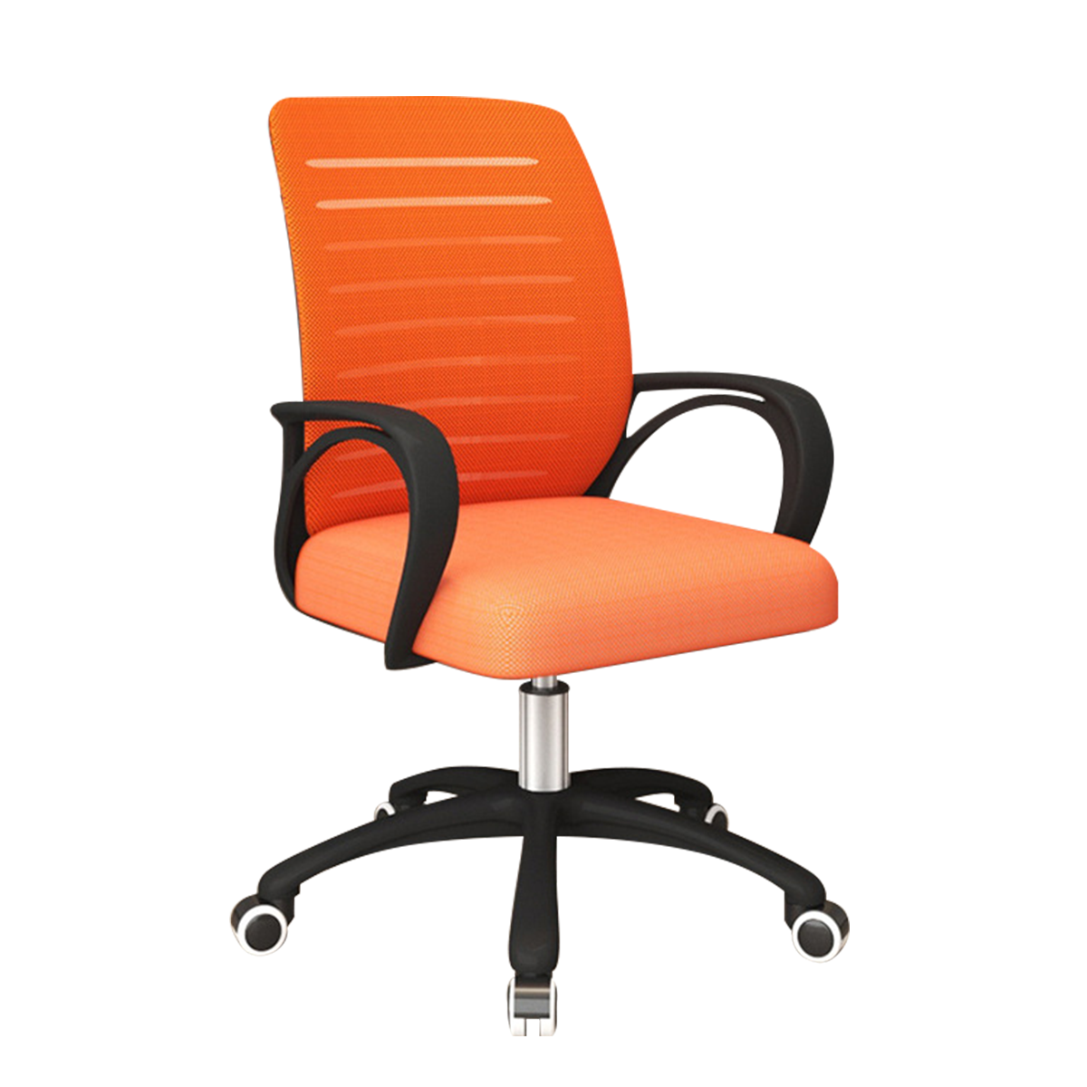 Adjustable Black Office Chair with Rotating Function