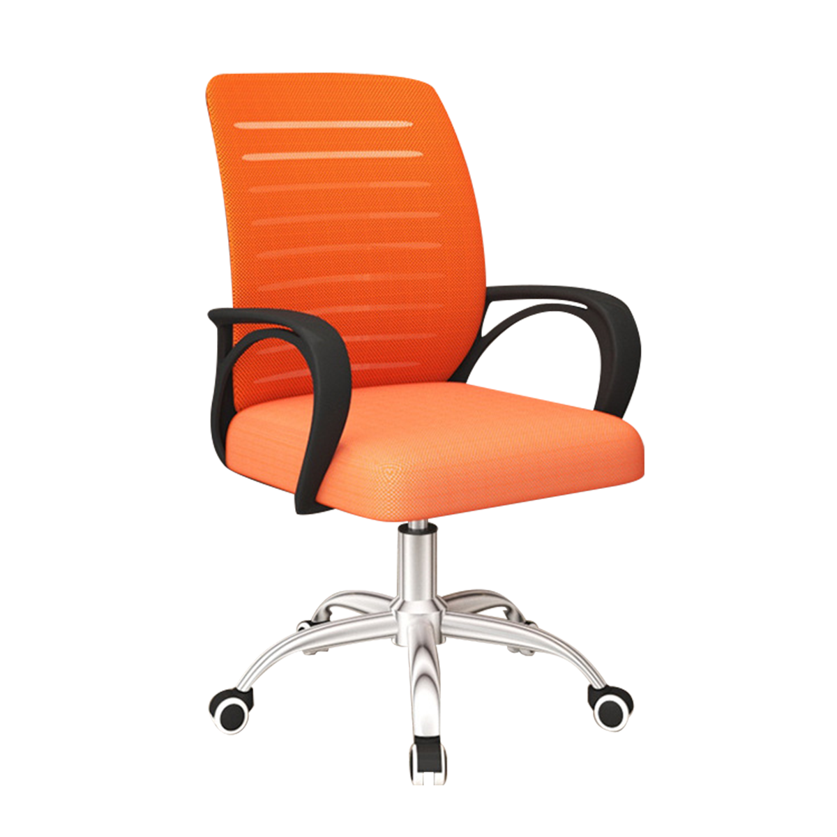 Adjustable Black Office Chair with Rotating Function